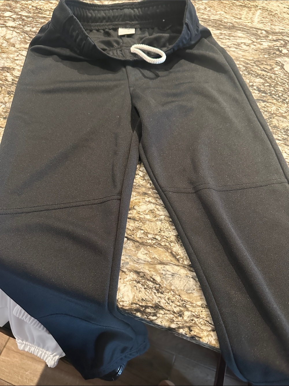 Champro Kids Black Drawstring baseball Pants, YXL
